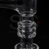 DHL Smoke Totalmente soldado Borde biselado Cuarzo Banger XXL Retenedor de calor Terp Slurper Nail 10/14/18 mm para Dab Rigs Pipes Bong