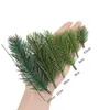 Faux Floral Greenery 1020pcs Artificial Pines Plants Fake Plants Fake Wreath Garland Decorações para casa Ornamento de Natal Tree Diy Craft J220906