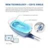 Risultato diretto 5 teste Cryolipolysis macchina dimagrante con rimozione del doppio mento Grasso congelamento crioterapia Cavitazione 40KHz RF 8 cuscinetti laser Attrezzatura di bellezza