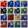 Zszyte koszulki do koszykówki retro 20 Payton 40 Kemp 34 Allen 41 Nowitzki Wysoka jakość Jersey Size S-XXXL
