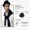 2021 남자 Fedora Caps 패션 100% 순수 호주 양모 남자 모자를위한 고전 교회 양모 펠트 모자 252h