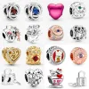 2022 Ny populär S925 Sterling Silver Diy Love New Year Lucky Lucky Beast Beads Pandora Collection Ladies Jewelry Fashion Accessories