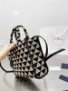 HH Small Symbole jacquard fabric handbag Tote shoulder bags Women Designer Shopping bag satchel high Quality luxury messenger Cross Body Han