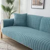 Coprisedie Peluche Cuscino per divano Ispessimento invernale Antiscivolo Copertura decorativa universale in flanella di pizzo di alta qualità 220906