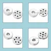 Autres Vente En Gros 18Mm Snap Bouton Bijoux Accessoires Composants Résultats Boutons En Métal Pour Faire Diy Bracelet Collier Goutte Dhseller2010 Dh2Ir