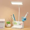 Luminárias de mesa lâmpada de lâmpada de caneta LED LEITA LUZ ESTUDO RECHARGELECIDO Night Lights Bedroom USB