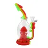 Smoking Accessories glass bong colorful water pipe mushroom siliocone pipes