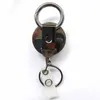 Kartenhalter 1PC Schlüsselanhänger Clip Retractable Pull Chain Reel Ausziehbarer Gürtel ID Lanyard Name Tag Badge Holder