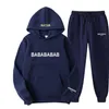 Tij Letters Print Heren Trainingspakken High Street Losse Hoodies en Joggingbroeken Sets Casual Sportpakken