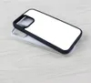Casos celulares de sil￭cio de sublima￧￣o 2d para iPhone 14 13 mini 12 11 Pro m￡ximo x 8 8Plus 7 6s 6 Plus TPU PC Rubrote macio em branco transfer￪ncia de calor Tampa do telefone