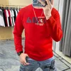 Sweats à capuche pour hommes haut de gamme Design simple Diamants chauds Pull pour hommes Automne Hiver Nouvelle tendance Tigre coloré Jeunesse Casual Homme Vêtements Col rond Chemise à fond M-5XL