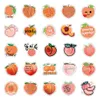 Pack med 60st Peach Stickers No-Duplicate Waterproof Vinly Graffiti Sticker för bagage skateboard anteckningsbok vattenflaska bil dekaler barn leksaker