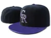 ロッキーズCRレター野球帽子のカスケットチャペウス男性のための女性スポーツヒップホップファッションボーンフィットハットh121071215