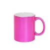 11 oz Sublimation tasse en céramique nacrée poignée tasse à café gobelets vierges personnalité bricolage boîte individuelle transfert thermique tasse à eau entrepôt américain