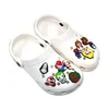 Cadılar Bayramı Moq 1000pcs Toptan Croc Charms 2D Yumuşak PVC Korkunç Filmler Ayakkabı Aksesuarları Clog Shoe Buckes Dekorasyonları Çocuk Bilezikler Sandalet Partisi Malzemeleri