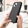 3in1 Armor Phone Cases for iPhone 14 Plus 13 12 Mini 11 Pro XS Max XR 7 8 Samsung S22 A33 A13 TPU Hard PC Frame Defende1833048