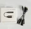 F￶r Samsung Huawei Xiaomi Earphone-kabeladaptrar USB-C Male 3.5 Aux Audio Female Jack med f￶rpackning Type-C till 3,5 mm Obs 10 20 S21 S22