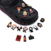 Najnowszy kreskówek Shoe Charms Horror Film Clog American Film Halloween Pvc Decorations Silence Shoe Accessoreis