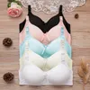 Camisole 십대 소녀 속옷 사춘기 어린 소녀 작은 브라스 어린이 십대 훈련 브래지어 어린이 십대 소녀 속옷 부드러운 면화 20220907 E3