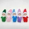 クリスマスの装飾幼児の赤ちゃんエルフ人形ぬいぐるみ人形ベイビーエルフの小さな女の子と男の子のギフト棚クリスマス新年飾りホーム装飾L220907