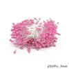 Faux Floral Greenery Mixed Pink Plant Flower Cherry Flour Threads Berries Bundle Diy Christmas Wedding Cake Gift Box Wreaths Decor J220906