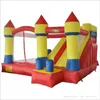 Bouncy Castle Bounce House med Slide Uppbl￥sbara leksaker f￶r barn som hoppar gummibana Toys Hinderbana