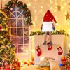 Décorations De Noël Ornement De Poupée De Noël Ornements D'arbre À La Main Sans Visage Gnome Topper Décoration Pour La Maison