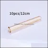 Craft Tools Craft Tools 10Pcs/12Cm 15Cm Acrylic Pc Test Tube For Cocktail Bartender Flower Concrete Cement Pot Tubes Sile Modscraft D Dhfzl