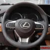 Tampa de volante costurada em couro personalizado privado para Lexus RX270 ES250 LX570 GS300 IS300 NX RX ACESSￓRIOS INTERIORES DE CAR
