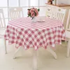 Nappe de table Style fleur ronde pastorale PVC plastique cuisine tissu résistant à l'huile décoratif élégant tissu imperméable couverture 220906