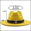 Stingy Brim Hats Fedoras In Bk Male Female Caps Mens Womens Hat Felt Fedora Hats For Women Men Western Cowboy Cap Woman Man A Bdehome Dhxue