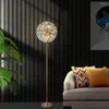 Lampadaires Simple Moderne Cristal Salon LED Lampe Étoilée Personnalité Nordique Pissenlit Chambre Chevet Soleil Fleur Table