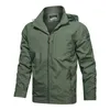 Men's Jackets Men Outdoor Windproof Jacket Windbreaker Coat Hiking Rain Camping Fishing Tactical Male Clothing Breathable Plus Size 220929