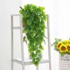 Falx Greenery floreale 76 cm Piante verdi artificiali appeso a scalare Foglie di alghe di radaio Fiori finti Fiori della casa Casa per la parete Decorazioni per la parete Punteggi J220906