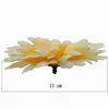 Faux Floral Greenery Wholesale 11cm Silk Chrysanthemum Flower Heads Flores artificiais para decoração de casamento em casa Flor Falsa 10 peças J220906