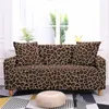 Coprisedie Elastico Leopardo Copridivano 1 2 3 4 posti Per Soggiorno Divano angolare funda divano Chaise Lounge Home Decor Protector 220906