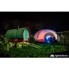 Tente gonflable de dôme d'igloo d'activités en plein air avec le ventilateur pour l'événement et l'exposition d'exposition de mariage de partie