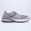 Ny M990 990 V5 Designer Skate Shoes Grey Triple Black Men Women Sports Low Sneakers 36-44332R