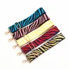 Ashion Zebra Pattern Bag Смешка Женские ремни широкие ручки замены плеча для ремня сумочки для сумков