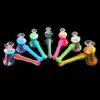 Accessoires pour fumer Pipe à eau en silicone Narguilé Dab Rigs Bongs en verre 7 '' Marteau barboteur