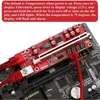 Kable komputerowe 6PCS V013 Pro PCIE Riser 013 Cabo dla karty graficznej PCI Express X16 Extender SATA do 6Pin Power USB3.0 Kabel kablowy