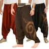 Pantalon masculin de la taille élastique décontractée pour hommes Baggy Hippie Yoga Harem Pants hommes Baggy Hippie Boho Gypsy Aladdin Hippie Boho Aladdin Alibaba Harem 220907