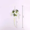 Faux Floral Greenery Artificial Fake Wisteria Vine Rattan pendurada Garland White Silk Floral String Home Party Wedding Decoration Outdoor Arco Decor J220906