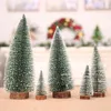 Faux Floral Greenery 1pc Mini DIY Árbol de Navidad Pequeño Pino Aguja Plantas Navidad Año Nuevo Festival Regalos Decoración para el hogar Sala de estar Decoración de mesa J220906