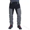 Calças masculinas Scione homens casuais Moda Block Multi Pockets Sports Long Cargo Pants trabalham calças para homens 220907