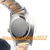 Super Factory Watch 326933 42mm dwupiętrowy automatyczny ruch ze stali nierdzewnej Pierścień Mechaniczny Pierścień Złote Tide Sapphire Glass Wristwatch