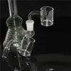 Fuld Seld Fatled Edge Terp Slurper Blender Palanie 14 mm kwarc Banger 2 Paznokieć do szklanego szklanego szklanego łapacza bongs