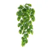 Falx Greenery floreale 76 cm Piante verdi artificiali appeso a scalare Foglie di alghe di radaio Fiori finti Fiori della casa Casa per la parete Decorazioni per la parete Punteggi J220906