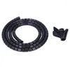 Storage Bags Electrical Wire Sleeve Spiral Cable Flexible For TV DVD PC