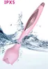 Vibratori leccati di lingua femmina con palline vibranti clitoride rosa rosa stimolatore vibratore e 2 in 1 succhiatore di capezzolo giocattolo sessuale